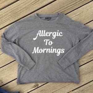 Fifth Sun Gray Sweatshirt Jogging Fitness sz M